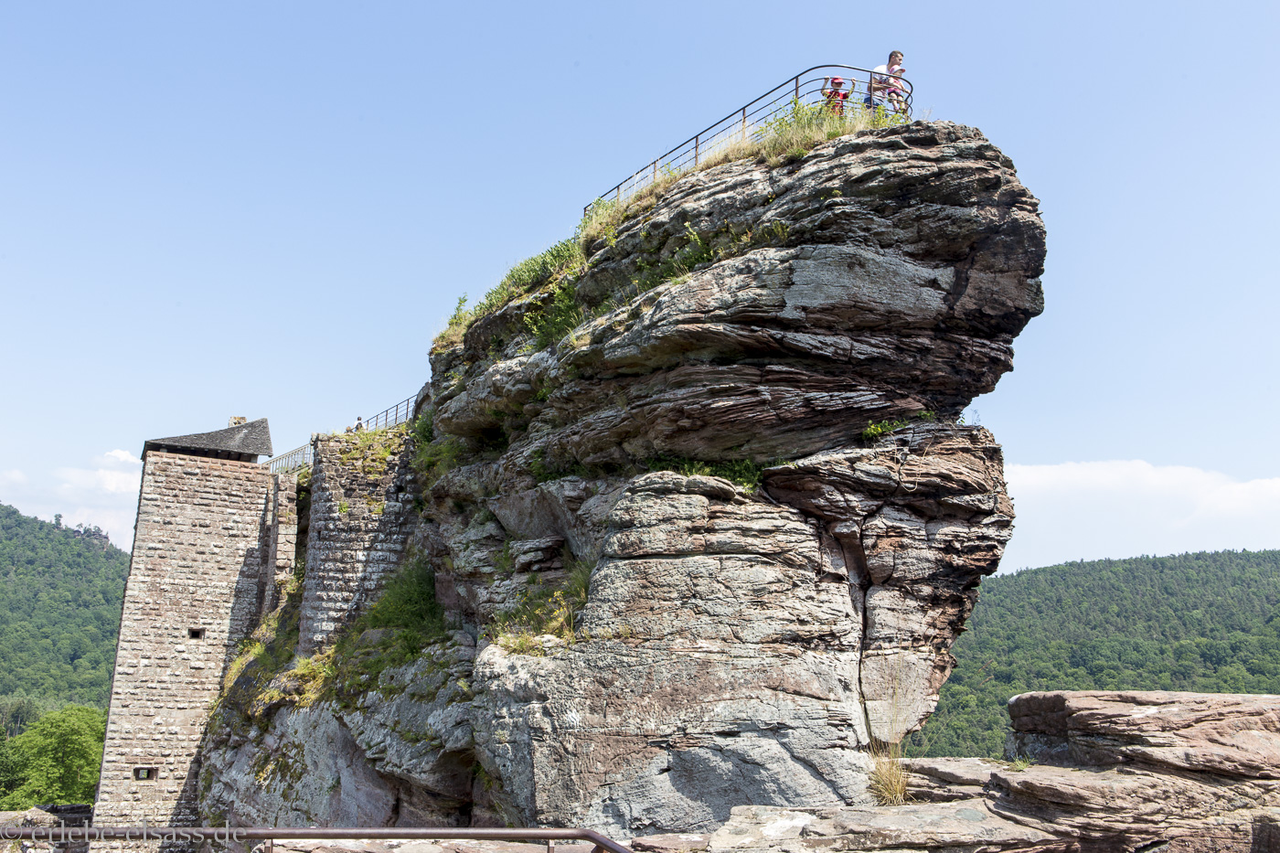 Auf der Burg Fleckenstein