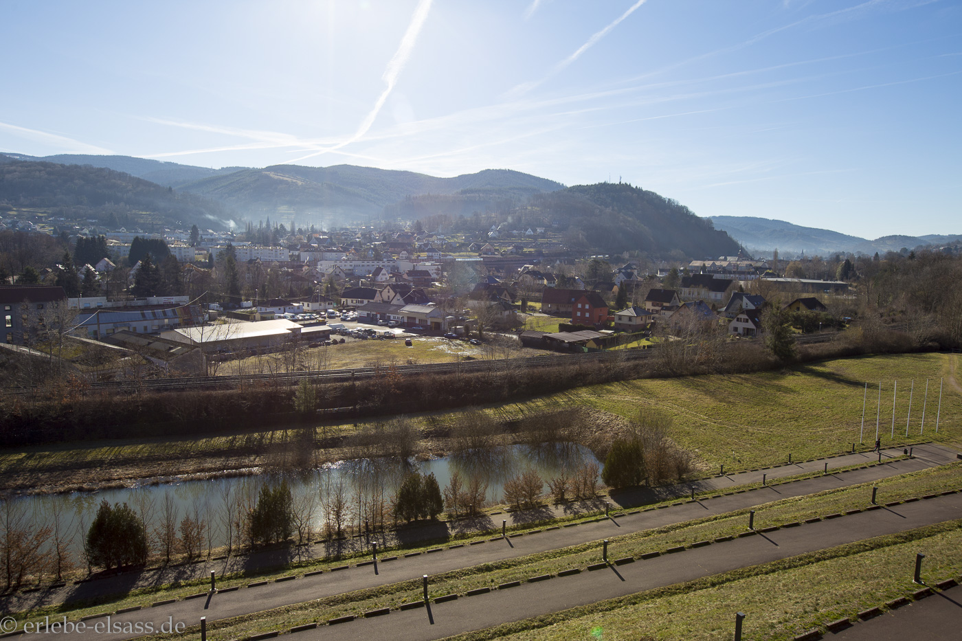 Aussicht über das Bruche-Tal bei Schirmeck