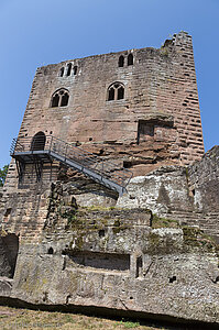 Palas der Burgruine Neu-Windstein