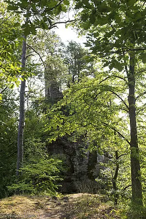 Turm im Château de Hohenfels