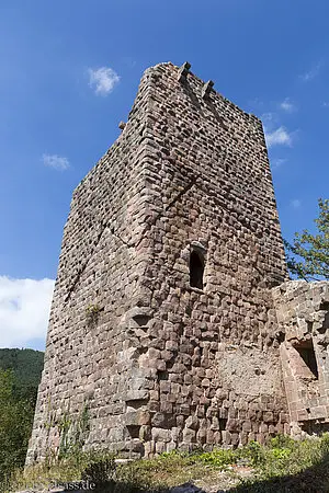 Bergfried der Burg Château de Landsberg