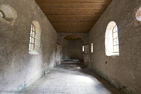 Innenraum der Chapelle Saint Valentin