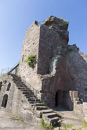 Aufgang zum Bergfried der Hohenstein