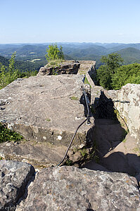 Ausblick über die Wegelnburg