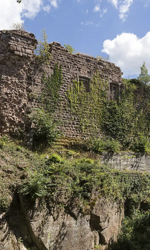 Wanderung zum Château de Guirbaden