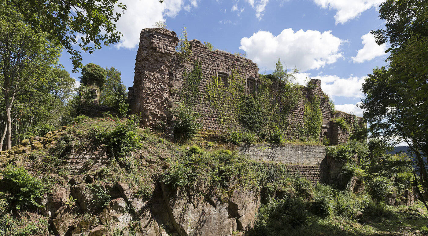 Wanderung zum Château de Guirbaden