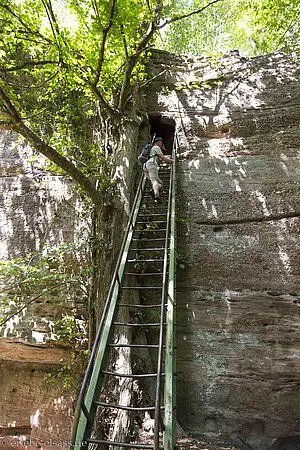 Leiter zum Petit Ochsenstein