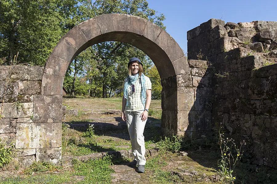 Rundbogen in der Burgruine Warthenberg