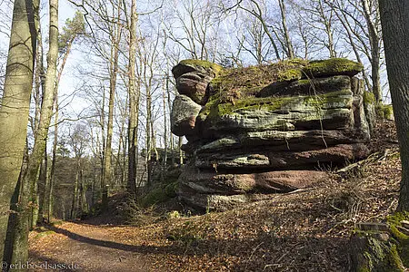 Wanderweg zur Grotte d'Amour