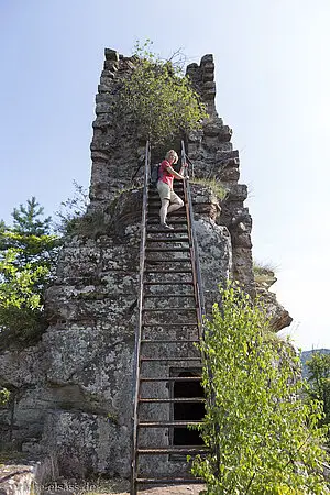 Zugang zum Château Lutzelhardt