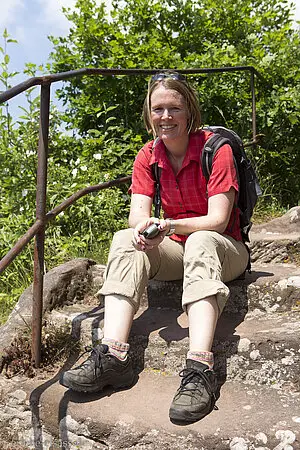 Rast bei der Ruine Klein-Arnsburg