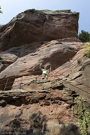 Wanderung zum Château Vieux-Windstein