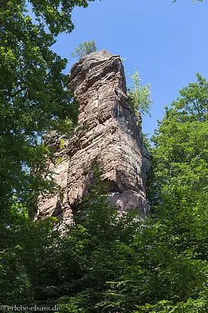 Lochfelsen bei der Burg Fleckenstein